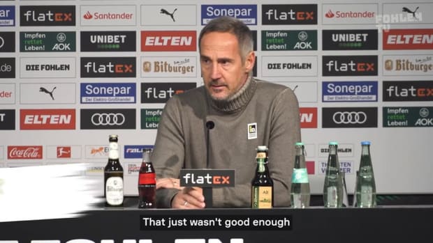 Hütter: 'We can only apologise to everyone for our performance today'